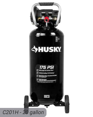 Husky 20 Gal Air Compressor, C201H