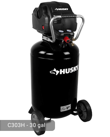 Husky 30 Gallon Air Compressor, C303H