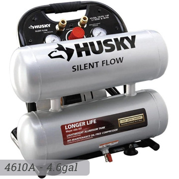 Husky 4.6 gal air compressor