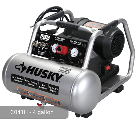 Husky 4 Gal Air Compressor, C041H