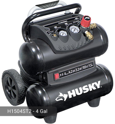 Husky 4 gal Air Compressor H1504ST2