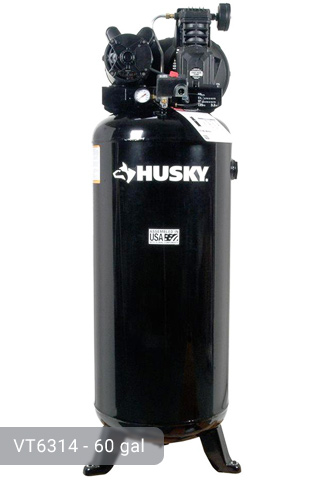 Husky 60 Gallon Air Compressor, VT6314