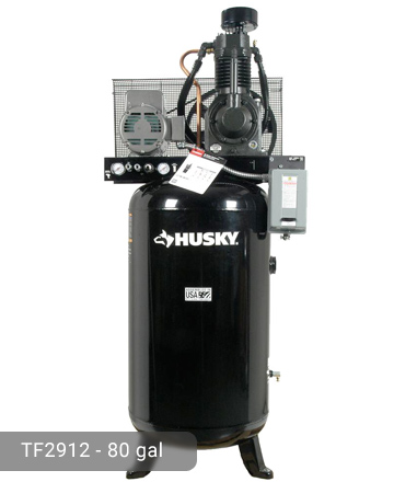 Husky 80 Gallon Air Compressor, TF2912