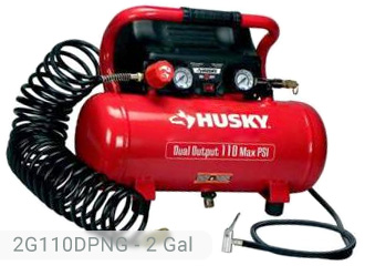 Husky 2 Gal Air Compressor - 2G110DPNG