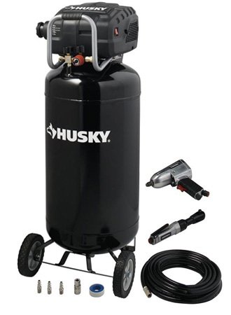 Husky 26 Gallon Portable Electric Air Compressor F2S26VWDVP1