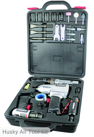 Husky 4-Tool Air Tool Kit, HDK1008
