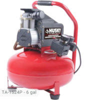 Husky 6 Gallon Air Compressor TA-1524P-K4