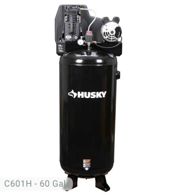 Husky 60 Gal Air Compressor, C601H