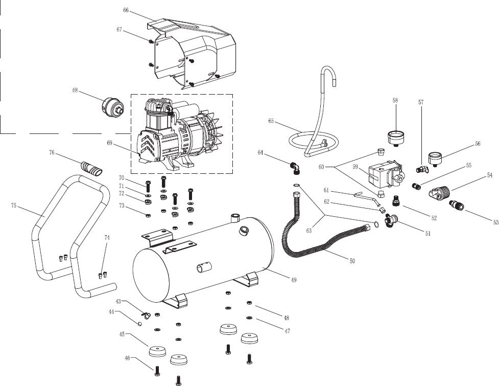 Husky BS1004W Parts