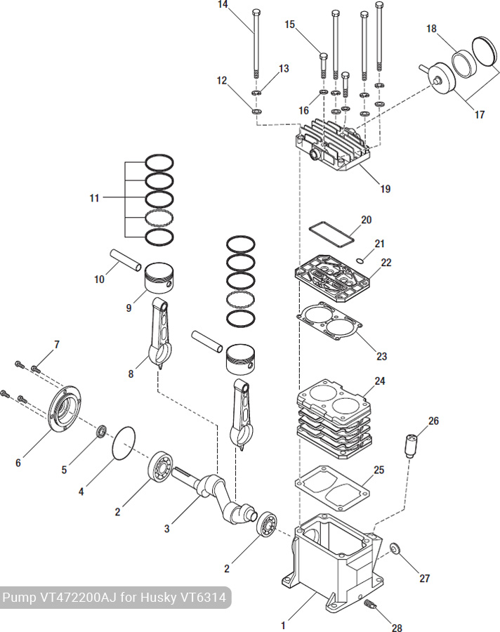 Husky Pump VT472200AJ Parts