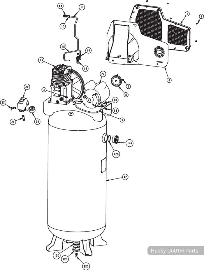 Husky C601H Parts