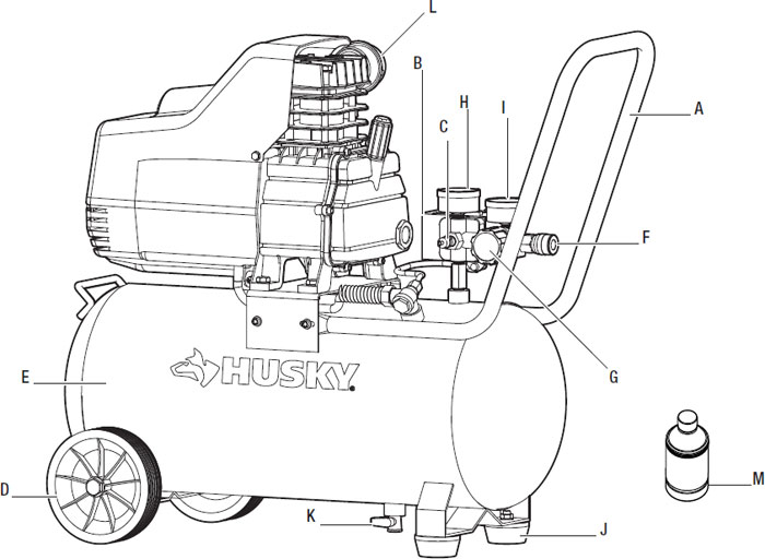 Husky 60 Gallon Air Compressor Wiring Diagram