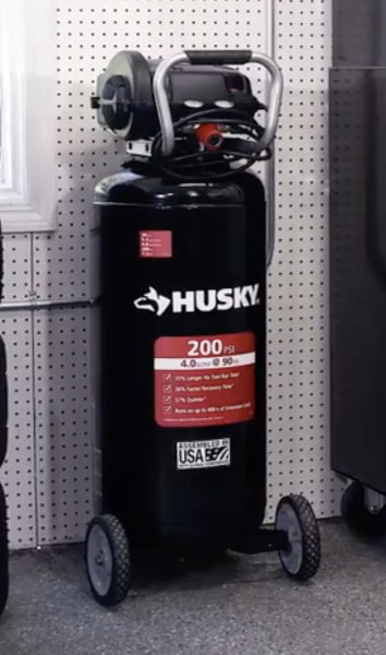 Husky Silent Air Compressor Sounds like a Great Workshop Upgrade