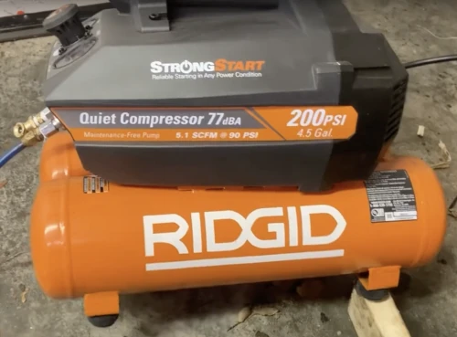 Ridgid 4.5 Gallon air Compressor, ‎OF45200SS