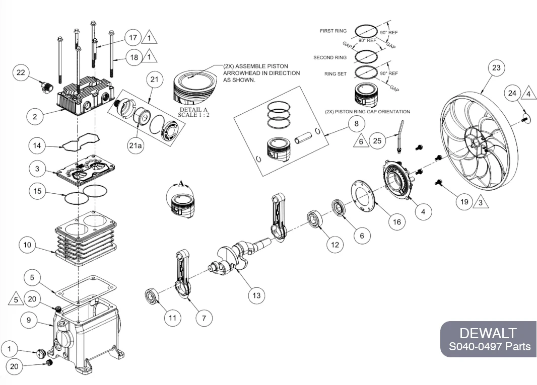 Pump S040-0497 Parts Diagram