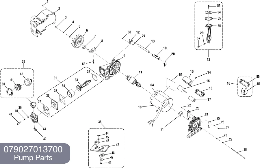 Pump 079027013700 Parts