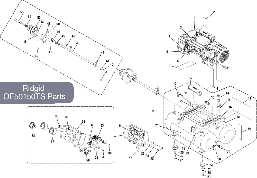 Ridgid OF50150TS Parts