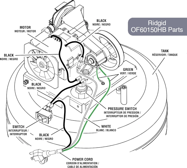 Ridgid OF60150HB Wiring Diagram