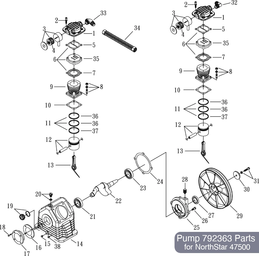 Pump 792363 Parts Diagram