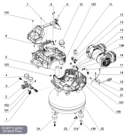 Husky 6 Gallon Air Compressor Parts – 3310643