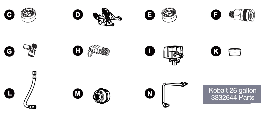 Kobalt 3332644 Parts Diagram