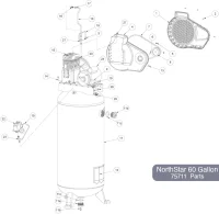 NorthStar 60 Gallon Air Compressor Parts – 75711