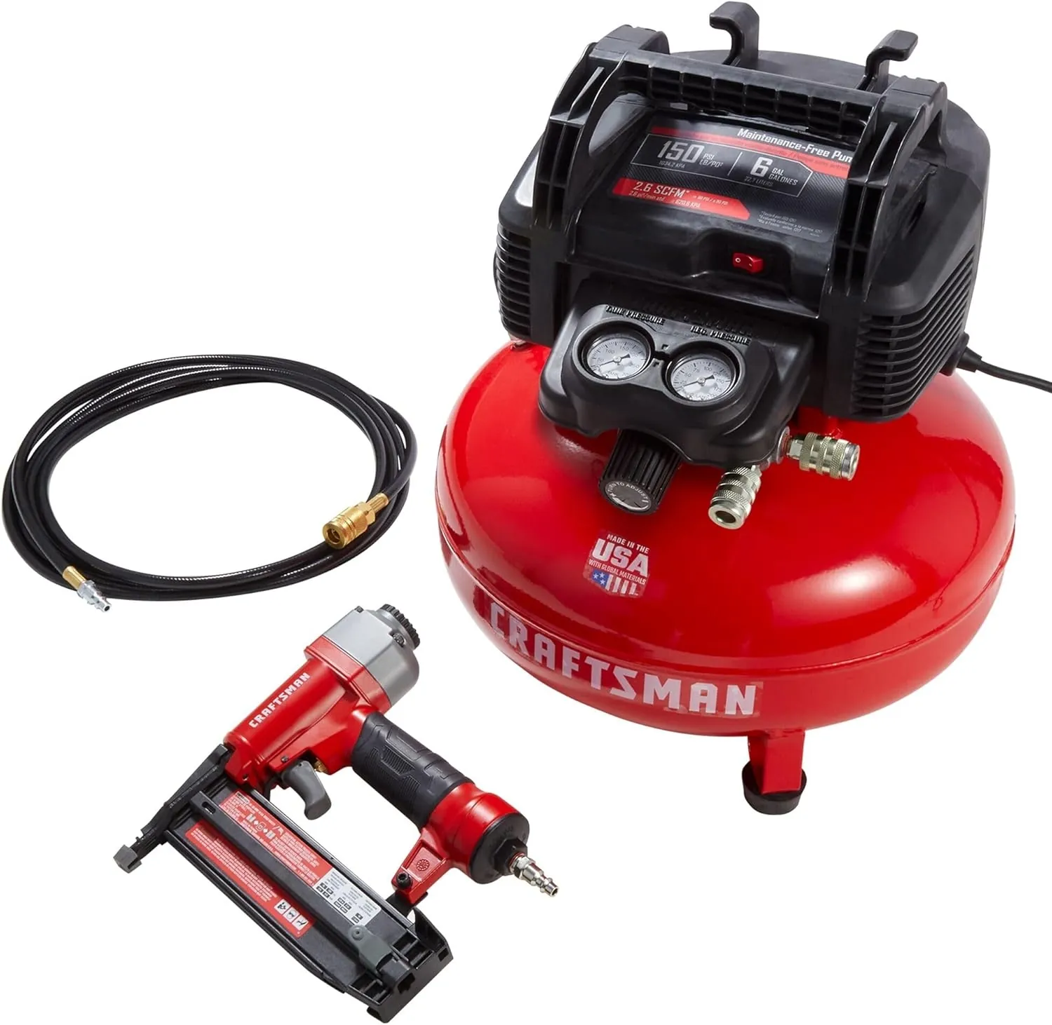 CRAFTSMAN Brad Nailer and Air Compressor Combo Kit (CMEC1KIT18)