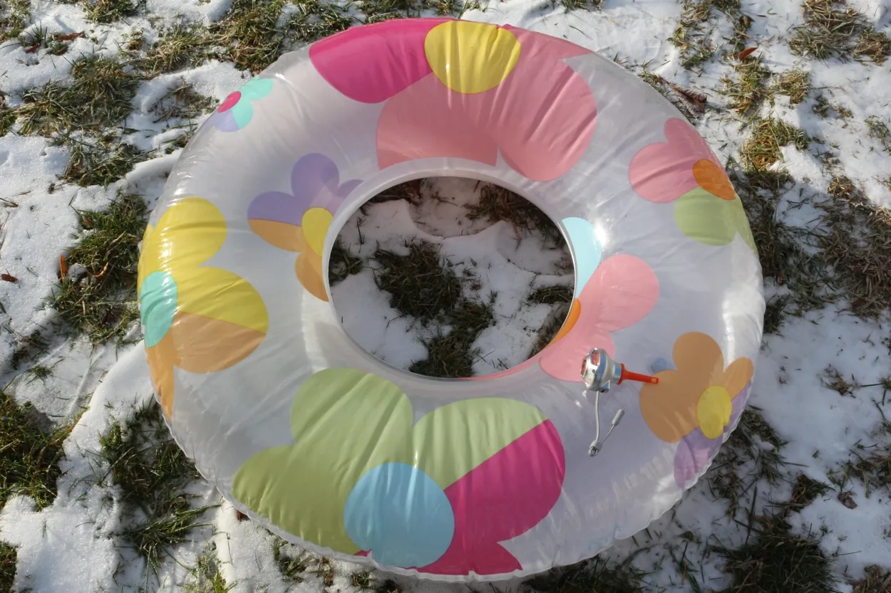 GIGA PUMP Air Inflated Swimming Ring