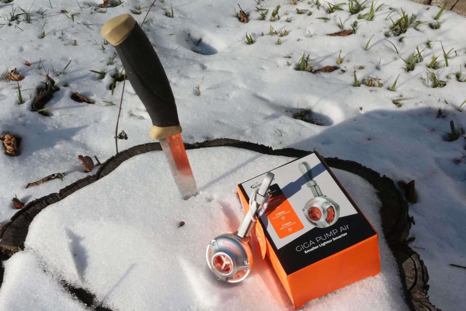 GIGA PUMP Air with knife