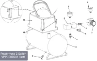 Powermate 2 Gal Air Compressor Parts – VPP0000201