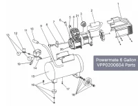 Powermate 6 Gallon Air Compressor Parts – VPP0200604